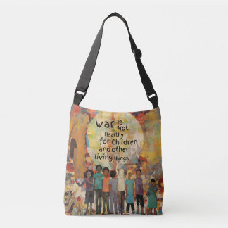 Sac Ajustable La guerre n'est pas saine pour les enfants Citatio