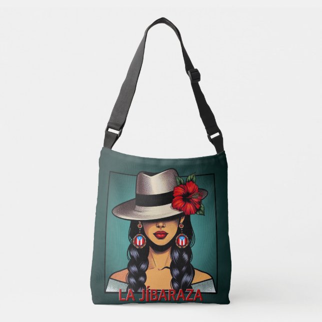 Sac Ajustable La Jíbaraza 10 – Puerto Rican Jíbara Art • Boricua (Devant)