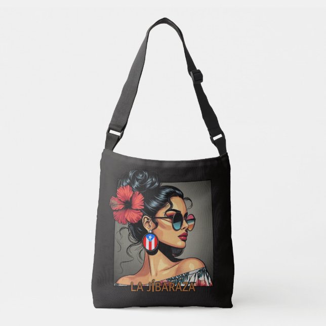 Sac Ajustable La Jíbaraza 12 – Puerto Rican Jíbara Art • Boricua (Devant)