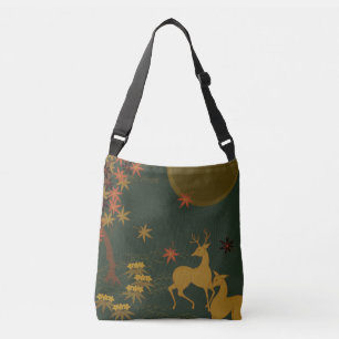 Sac Ajustable La Lune d'automne de l'or Forêt rustique Cerf