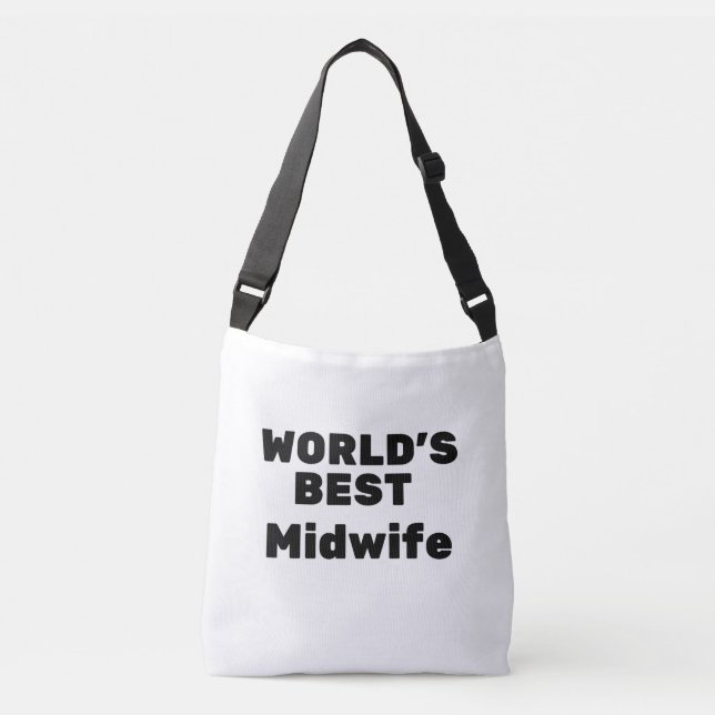 Sac Ajustable La meilleure sage-femme du monde (Devant)