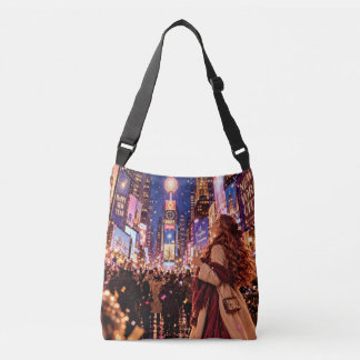 Sac Ajustable La Petite Fille Voyageuse New York City Nouvel An