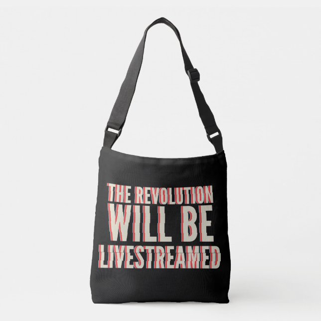 Sac Ajustable La révolution sera livestreamed (Devant)
