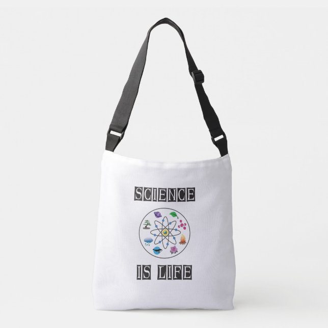 Sac Ajustable La science est la vie (Devant)