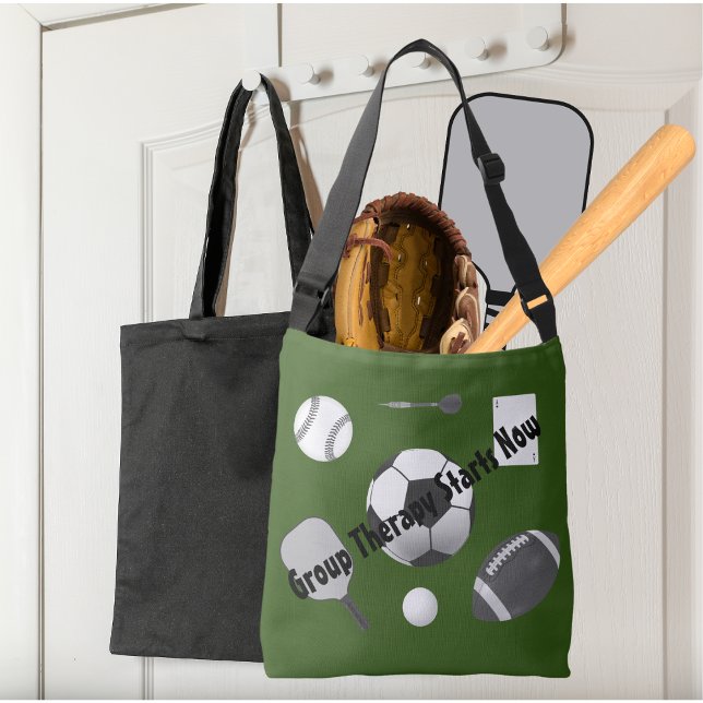 Sac Ajustable La thérapie de groupe commence maintenant la typog (Créateur téléchargé)