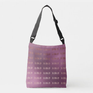 Sac Ajustable la typographie rose d'or de faux étreint et