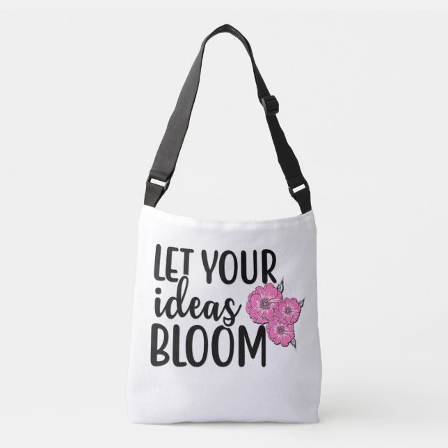 Sac Ajustable Laissez fleurir vos idées (Devant)