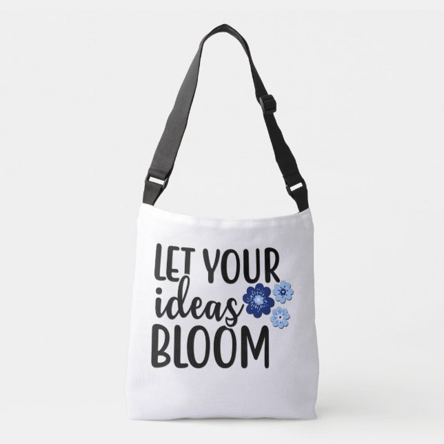 Sac Ajustable Laissez fleurir vos idées (Devant)