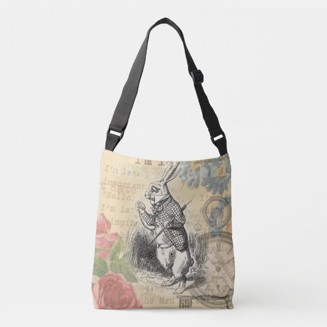 Sac Ajustable Lapin Blanc Aventures d'Alice au Pays des Merveill (Devant)