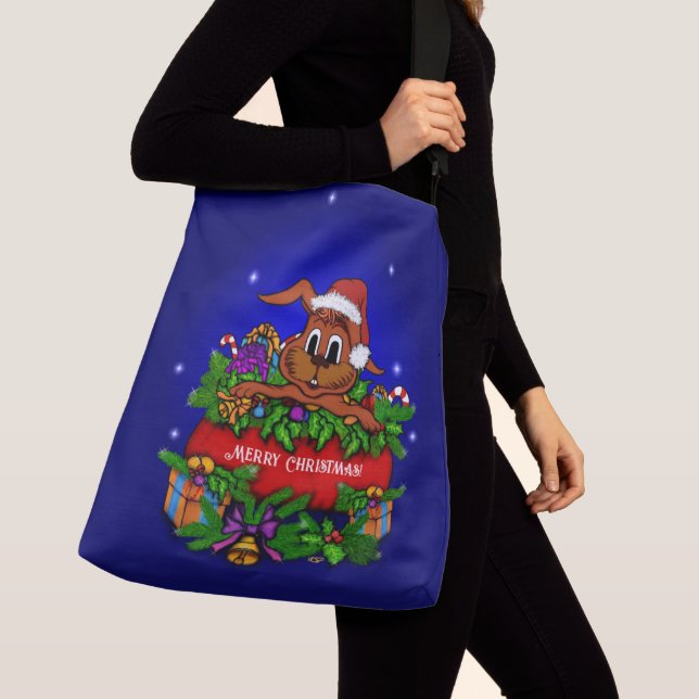 Sac Ajustable Lapin de Noël (De près)