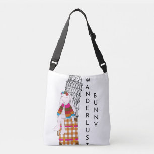 Sac Ajustable Lapin de voyage mignon dessin animé Italie vacance
