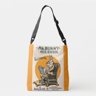 Sac Ajustable Lapin lapin vintage avec livre - Enseignant, Étudi