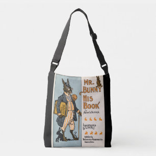 Sac Ajustable Lapin lapin vintage avec livre - Enseignant, Étudi