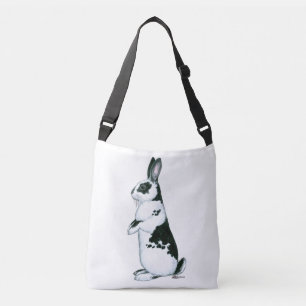 Sac Ajustable Lapin : Noir et Blanc