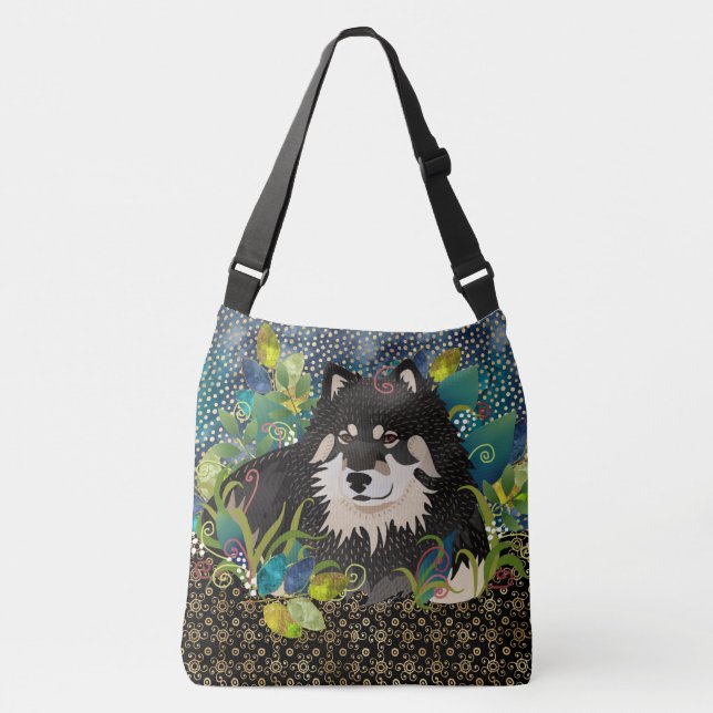 Sac Ajustable LAPPY BLISS Lapphund finlandais fourre-tout/sac de (Devant)
