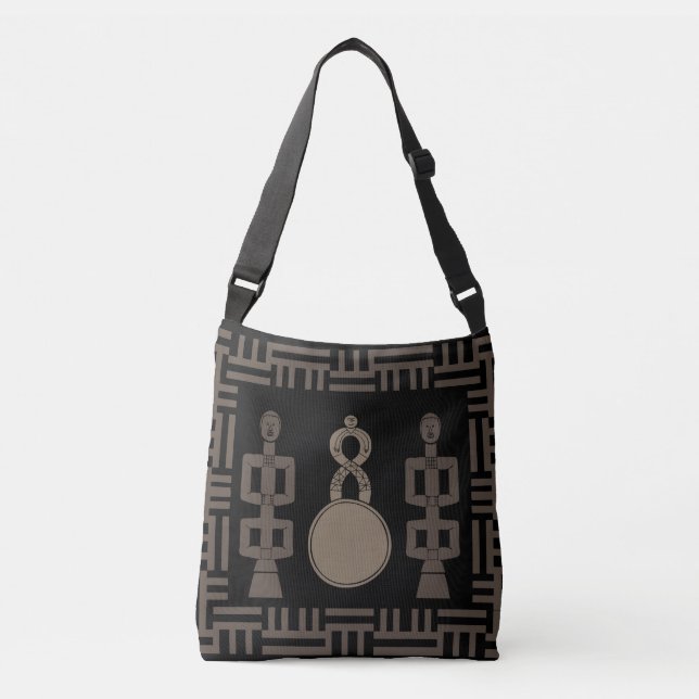 Sac Ajustable L'art tribal abstrait africain (Devant)