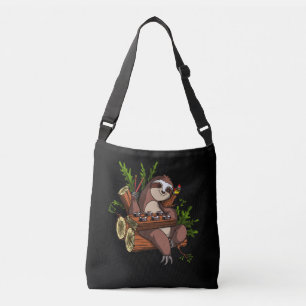 Sac Ajustable Lazy Sloth Sushi Lover Animal