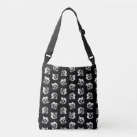 Le bouledogue vintage de motif d'impression de