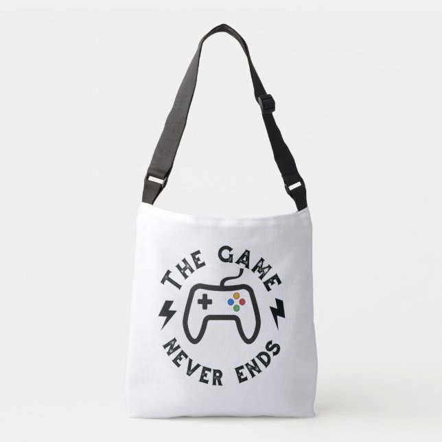 Sac Ajustable Le jeu n'est jamais fini (Devant)