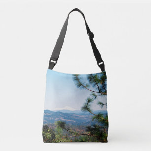 Sac Ajustable Le mont Shasta à travers les arbres......