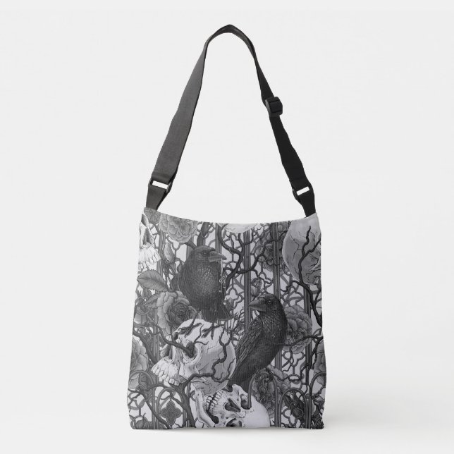 Sac Ajustable Le secret de Raven. Illustration gothique sombre e (Devant)
