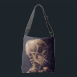 Sac Ajustable Le squelette de Van Gogh avec la cigarette ardente<br><div class="desc">"Le crâne d'un squelette de Van Gogh avec la cigarette brûlante" c. 1885–86. Il s'agit d'une première pièce réalisée en tant qu'étude à l'Académie royale des Beaux-Arts en Belgique.</div>