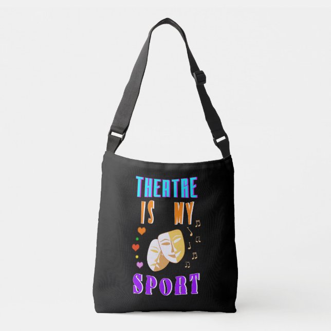 Sac Ajustable Le Théâtre Est Mon Acteur Sport Drame (Devant)