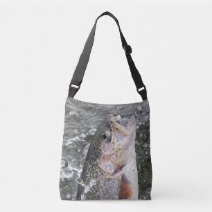 Sac Ajustable Le truite arc-en-ciel prend l'amorce