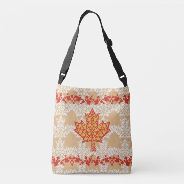 SAC AJUSTABLE LEAVES ON LEAVES (CANADA FLAG) BY MASANSER (Dos)
