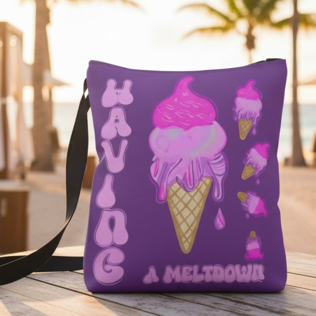 Sac Ajustable Légende d'humeur drôle en rose violet (Girly and fun all at the same time. This bag is sure to have your friends talking.)