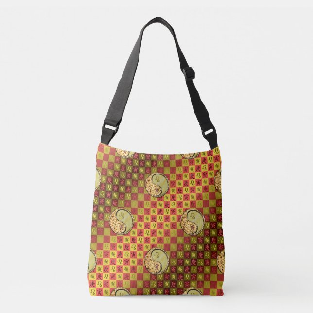 Sac Ajustable Léo & Tigre de Métal (Devant)