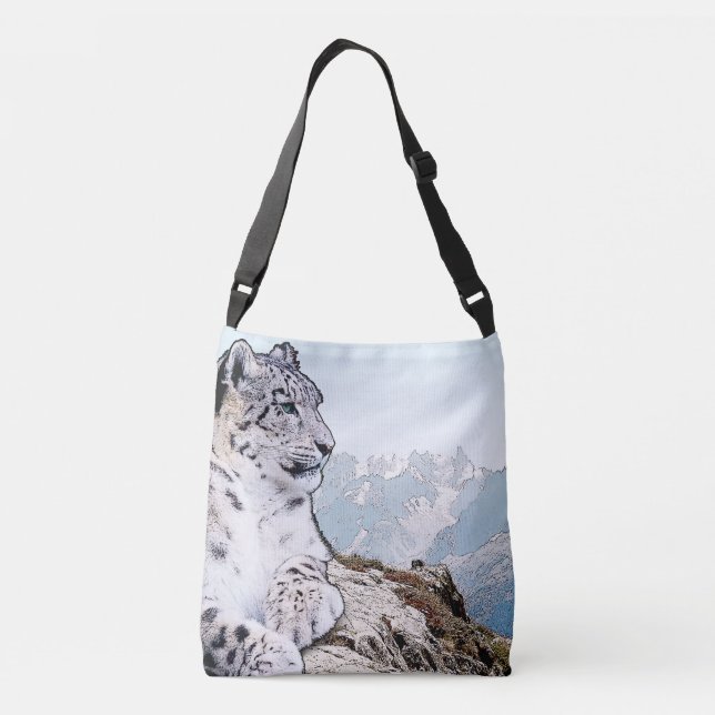 Sac Ajustable Léopard de neige (Dos)