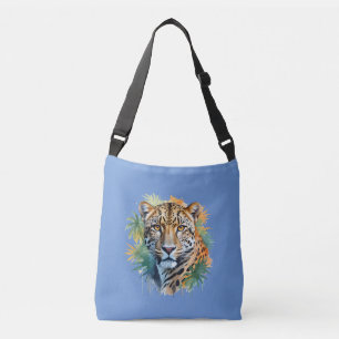 Sac Ajustable Leopard Vector Art Animal Dans La Nature Majestueu