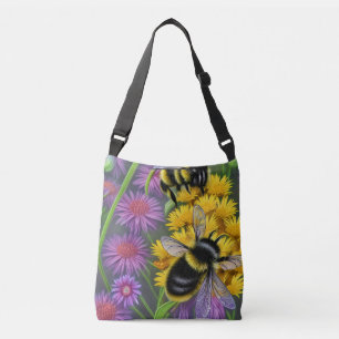 Sac Ajustable Les abeilles dans une prairie à fleurs