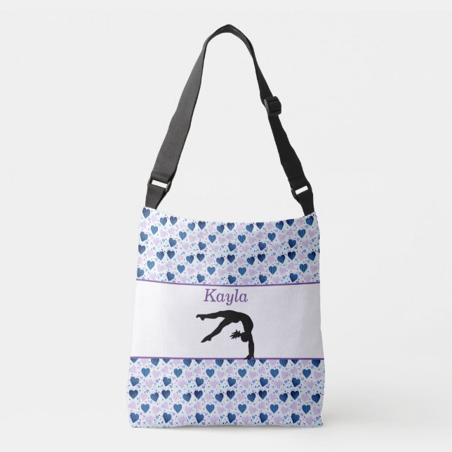 Sac Ajustable Les filles aiment la gymnastique Coeur (Devant)