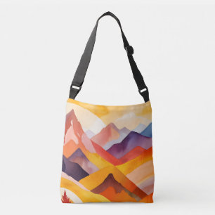 Sac Ajustable Les montagnes d'automne chaudes