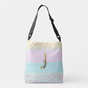 Sac Ajustable *~ LETTRE J Monogramme Parties scintillant dorée 