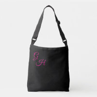 Lettres de Grâce - Noir & Rose Chaud :