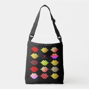 Sac Ajustable Lèvres colorées . maquillage artiste beauté style