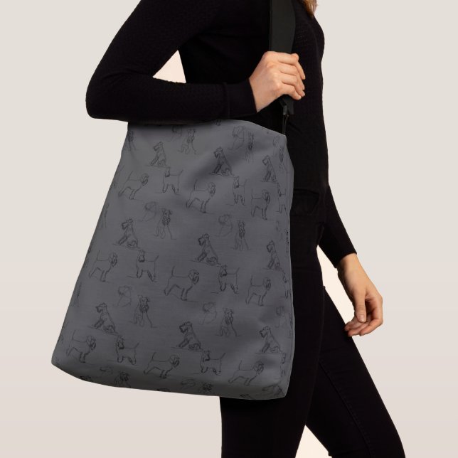 Sac Ajustable Ligne Schnauzer gris foncé Art 1-5 (De près)