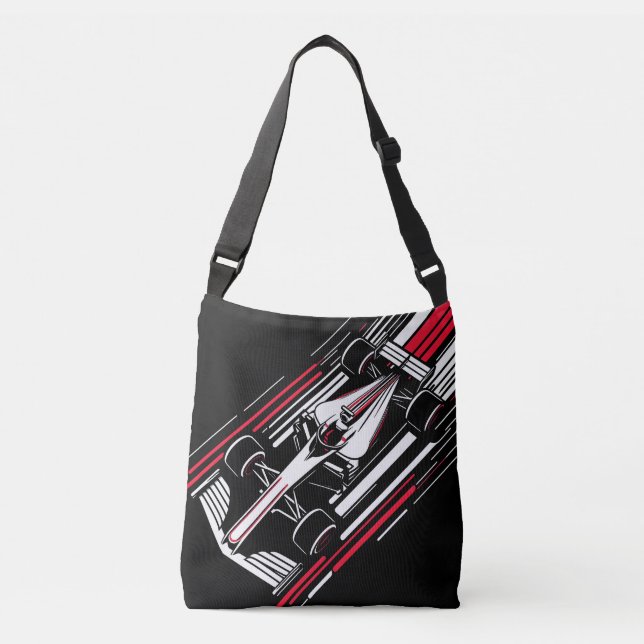 Sac Ajustable Lignes de vitesse de voiture de course de formule  (Devant)