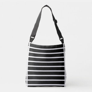Sac Ajustable Lignes noires et blanches rayures