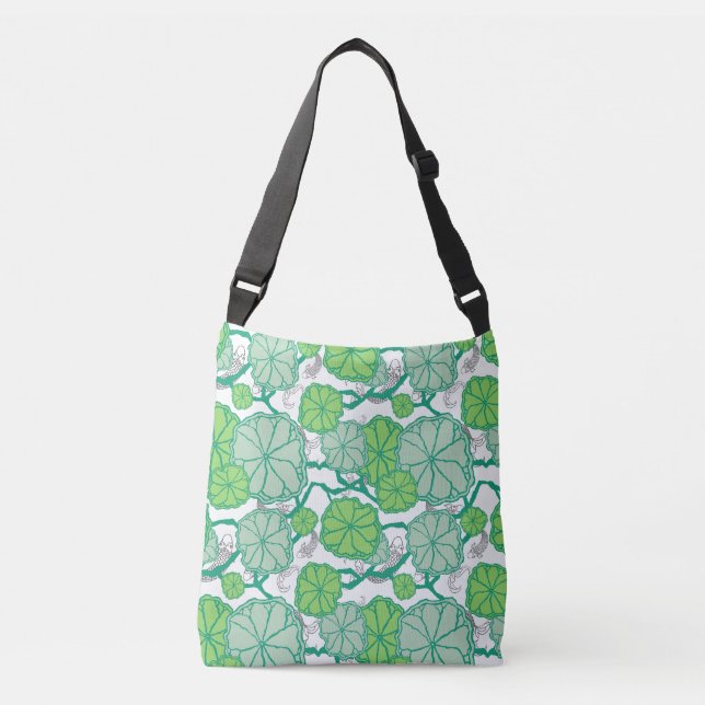 Sac Ajustable Lily Pad Koi Pond Motif (Devant)