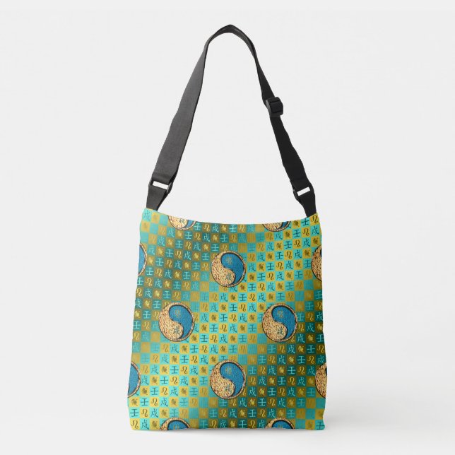 Sac Ajustable Lion & Chien d'Eau (Devant)
