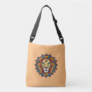 Sac Ajustable "Lion de Mandala coloré : Design d'art géométrique
