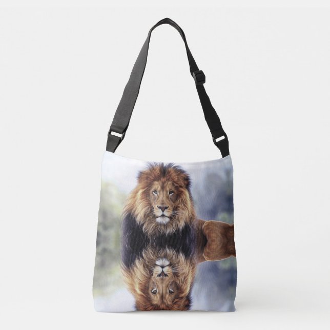 Sac Ajustable Lion majestueux et réflexion (Devant)