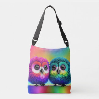 Sac Ajustable Little Rainbow Owls -ART par Lisa-Dawn Designs