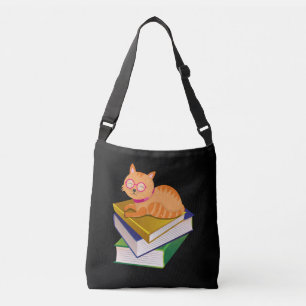 Sac Ajustable Livres - Chat et Livres Livre Lover Cadeau