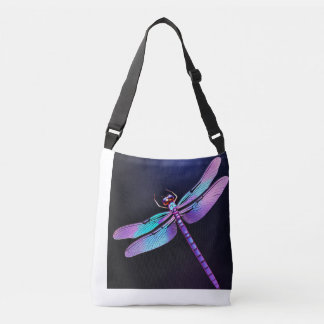 Sac Ajustable Logo de libellule violet 3D Photoréaliste