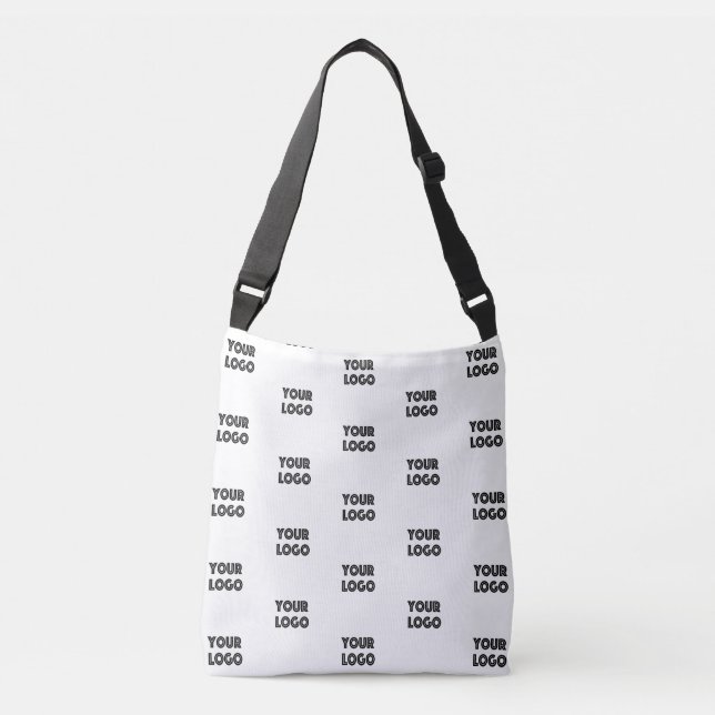 Sac Ajustable Logo simple à répéter | Blanc (Devant)